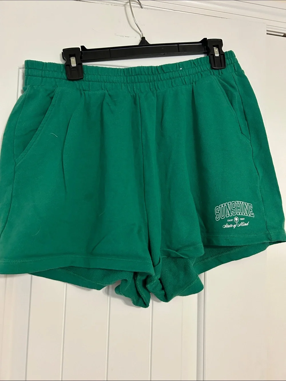 Old Navy Green Athletic Lounge Shorts with Side Pockets